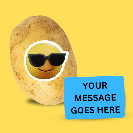 Send a Potato, Send a Message – With Sunglasses Emoji