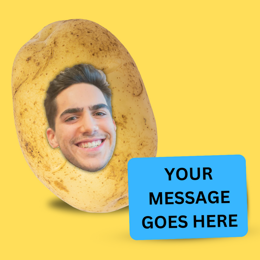 Send a Potato, Send a Message – With Photo Sticker